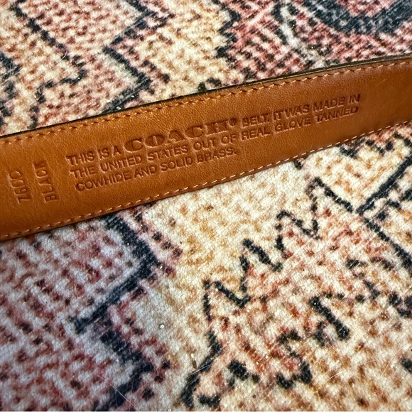 Coach Belt 76CD Black - Picture 2 of 7